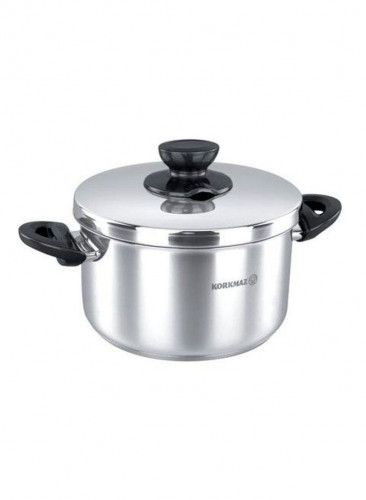 كوركماز بوتينسا قدر فضي 24*12 سم / 5.5 لتر - A1872