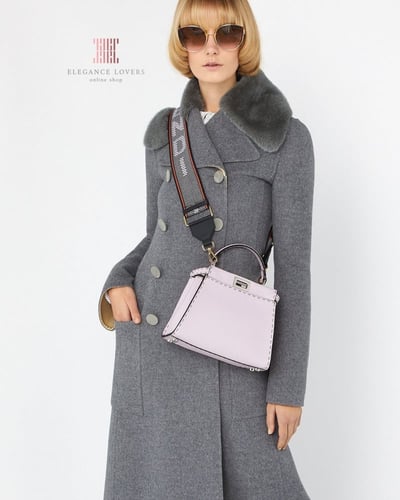 نظارة شمسية نسائية ماركة فندي - Brown Cat Eye