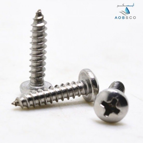 DIN7981 , Self Tapping Screw , Nickel Plated Harde...