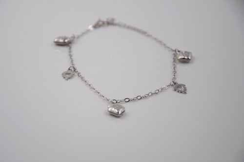 خلخال انيق من الفضة 925