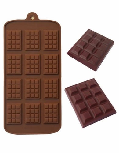 قالب سيليكون مستطيل للشكولاه / قوالب شكولاته حجم ص...