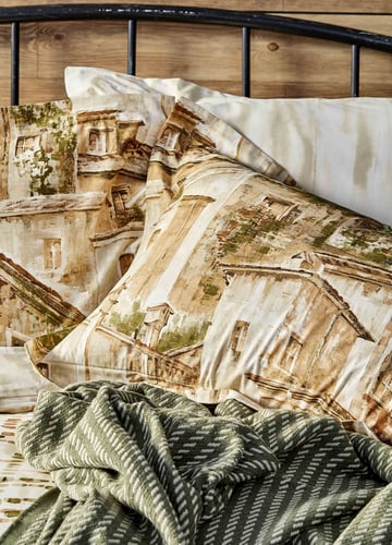 طقم مفارش مزدوج كينج سايز Vella لون أخضر