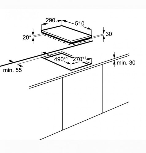قلاية زيت كهربائية البا موديل ( E30-610X )