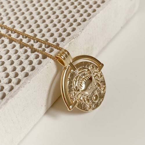 سلسلة برج السرطان, من الفضة الاسترليني عيار 925 مط...