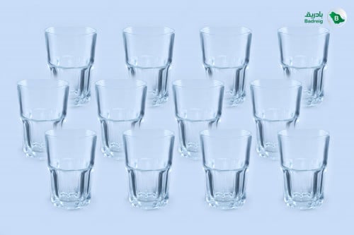 طقم كاسات وسط اركروك فرنسى 35سم 12 حبة