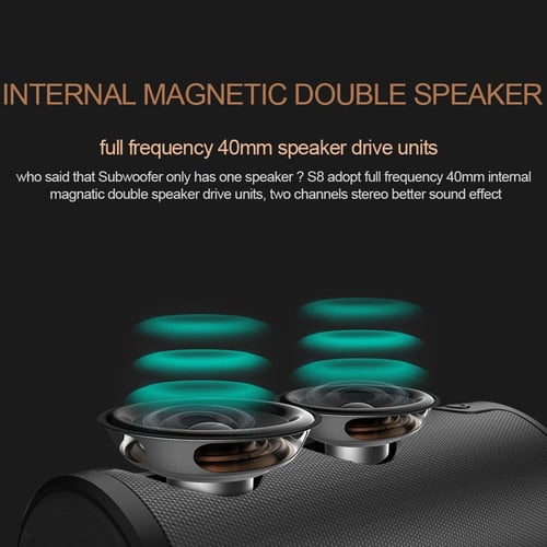 سبيكر وباور بانك من ZEALOT موديل S8