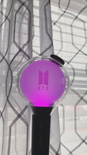 Light stick BTS V4 الأصلي يعمل ع البلوتوث