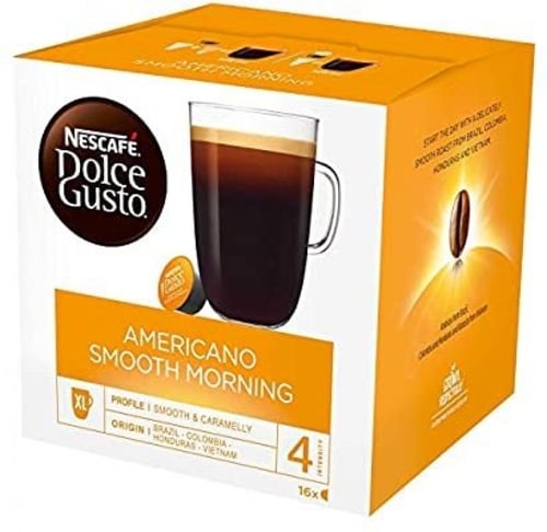 كبسولات قهوة امريكانو سموث مورننق 16 كبسولة دولتشي...