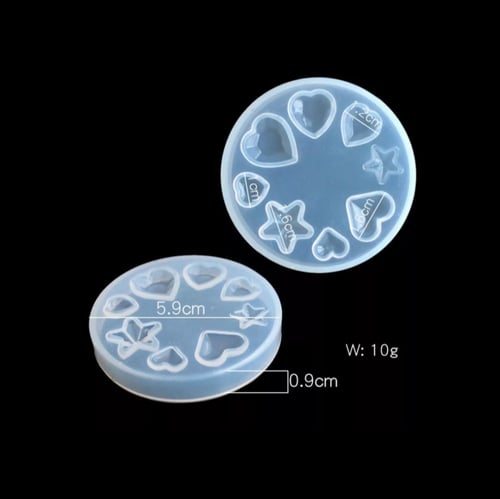 قالب أشكال القلوب الصغيرة للاكسسوارات