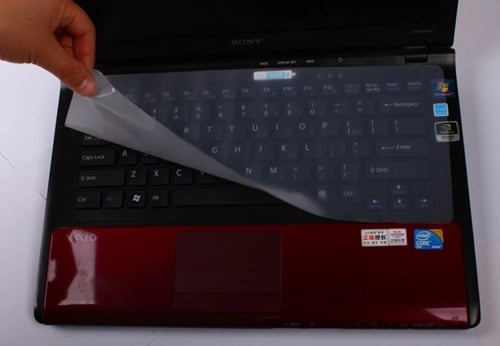 غطاء حماية ضد الماء والغبار لكيبورد لابتوب مقاس 14...