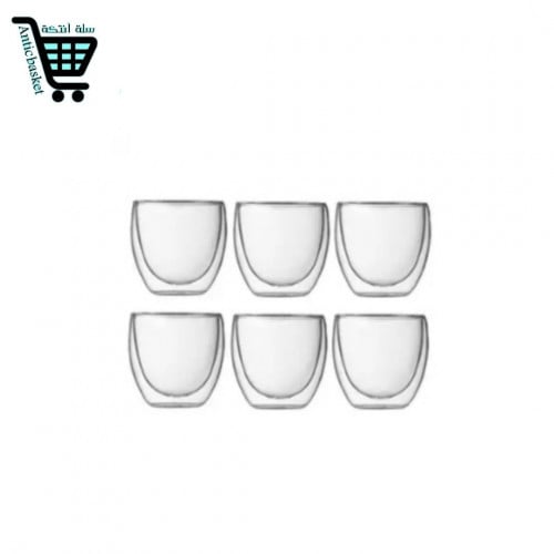 1 كوب زجاجي طبقتين