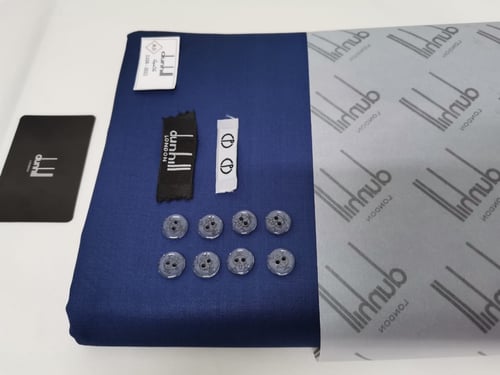 قماش دنهل صيفي لون زيتي