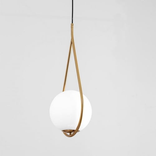 ثريا علاقية مودرن شكل قطرة ذهبية