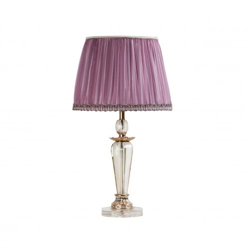 اباجورة كريستال درجة أولي مطعمة بالذهبي الفرنسي/LT...