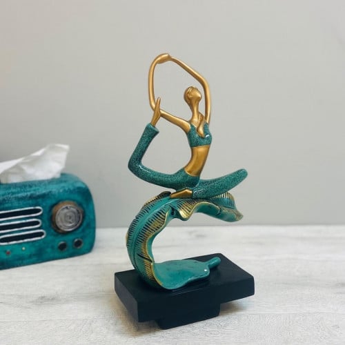 تحفة انتيك سيراميك راقصة باليه تيفاني على ريشة