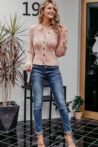 سترة من الصوف المحبوك blouse16