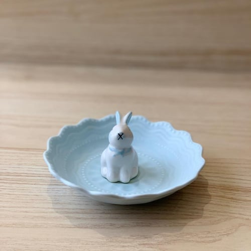 صحن ارنب مجوف صغير
