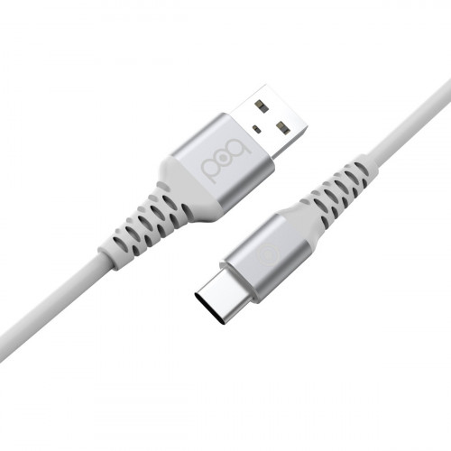 كيبل تايب سي 100 سم جلد ابيض ماركة بود bod