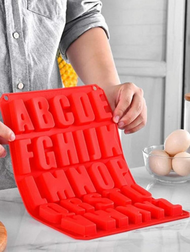 قالب سيليكون حروف انجليزيه مقاس كبير يستخدم للشكول...