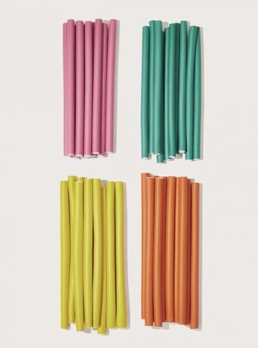 لفافات الفوم فلاكسي لتمويج الشعر بدون حرارة 10 قطع...