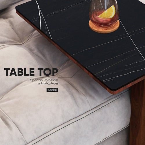 طاولة خدمة + لوح تقديم (H6T) نوع السطح Azalai