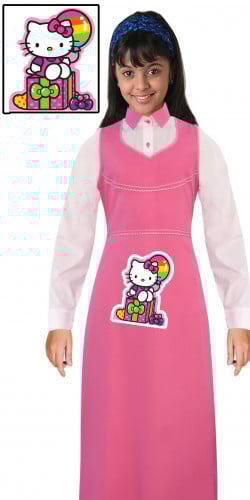 مريول ابتدائي قطعتين موديل26 وسط