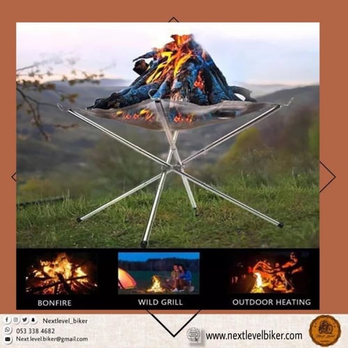 مشب متنقل للتخييم