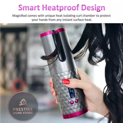 مكواة تجعيد الشعر اللاسلكية