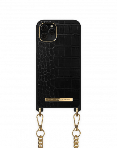 JET BLACK Necklace Case iPhone11
