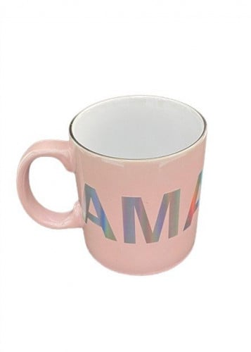 كاسة سيراميك 560مل - وردي