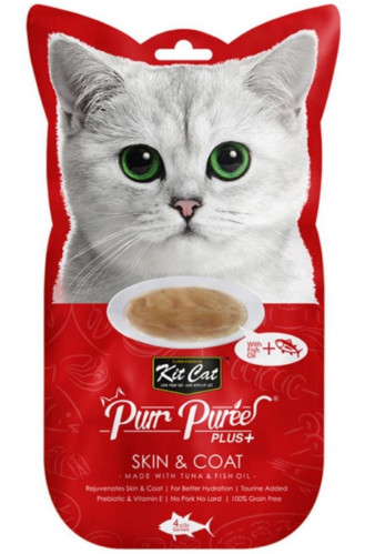 كت كات مكافئات تونا وزيت السمك المهروس لتجديد الفر...