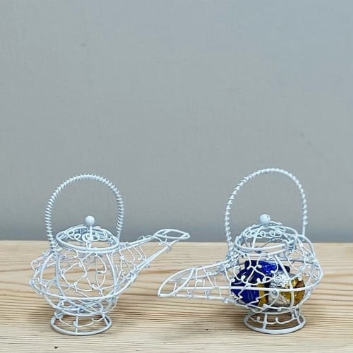 توزيعات مناسبات مصباح علاء الدين ابيض 12 حبة