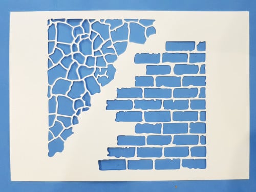 استنيسل تصميم طوب (1)