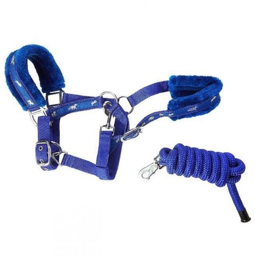 رشمة خيل مبطنة فرو + مقود HF10103