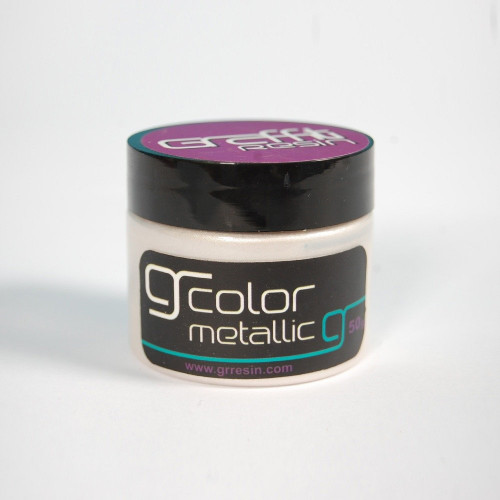 639 - ميتلك لولو Graffiti Resin Metallic Pearl