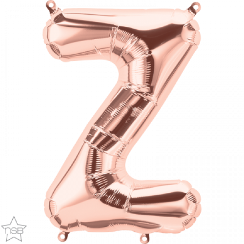 FOIL SMALL LETTER ROSEGOLD (عدد 5 قطع) Z