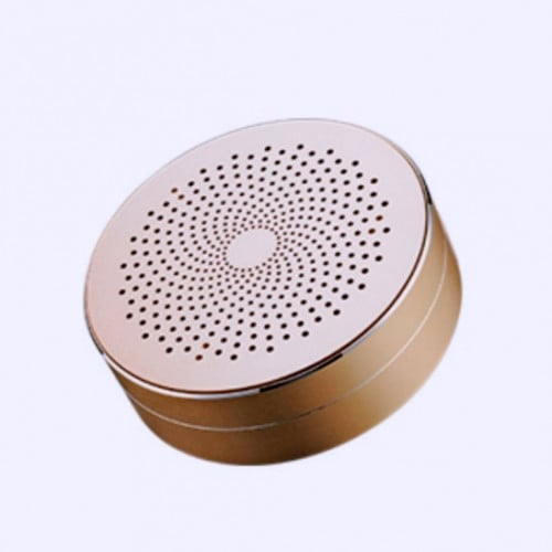 سماعة سبيكر بلوتوث وردي ذهبي موديل AP02