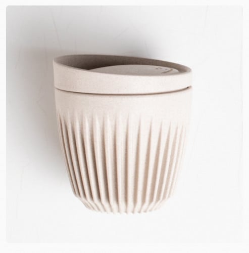 كوب هسكي بغطاء ابيض - Huskee Cup 6oz