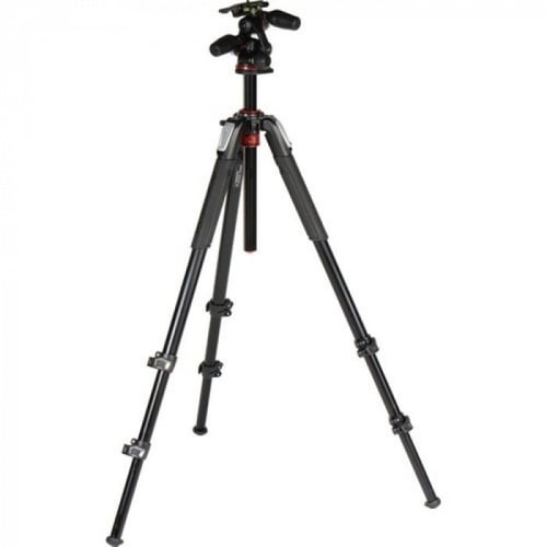 Manfrotto MT055XPRO3-3W Aluminum Tripod With 3-Way...