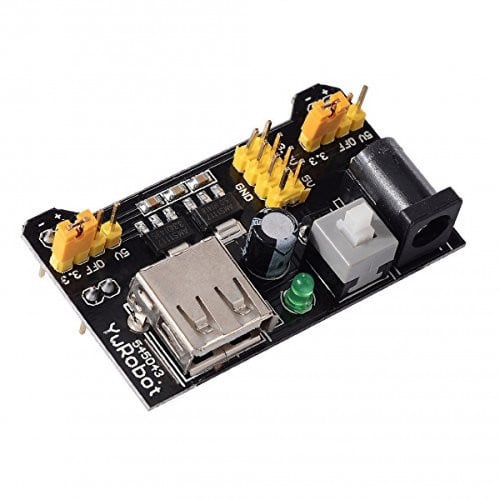 قطعة لتزويد لوح التوصيل بالطاقة | breadboard power...
