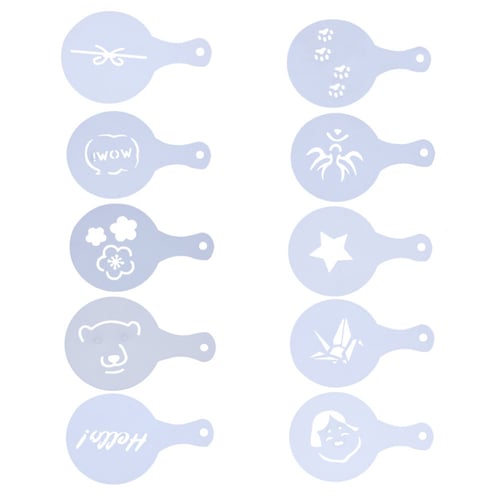 10 قوالب متنوعة لتزيين كوب القهوة أو الكيك