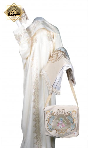 طقم تركي فاخر جدا سكري سادة (سجادة ميموري فورم)