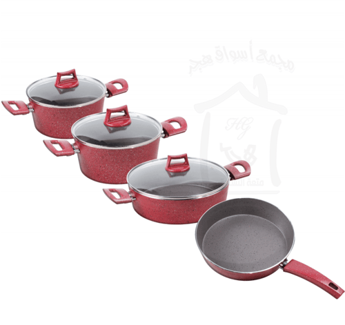 طقم قدور جرانيت 7 قطع