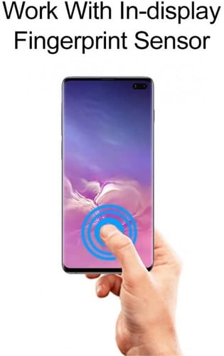 شاشة حماية جالكسي s10 بلس - استكر حماية نانو للشاش...