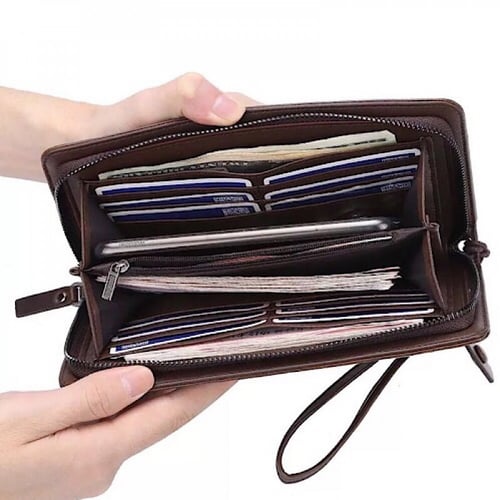 شنطة يد رجاليه - بني