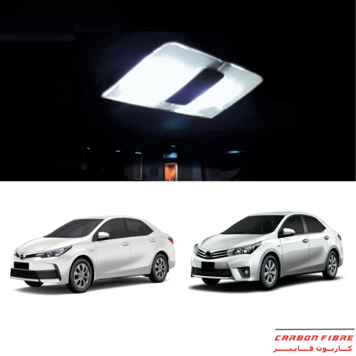 لمبات ليد داخلية ابيض كورولا 2014 إلى 2019