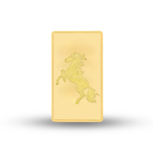 سبيكة ذهب عيار 24 بوزن 100 غرام ديوان الذهب