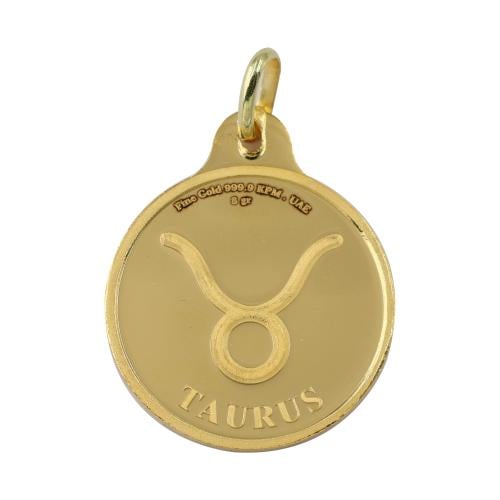 جنيه برج الثور ذهب بي تي سي عيار 24 بوزن 8.35 غرام...