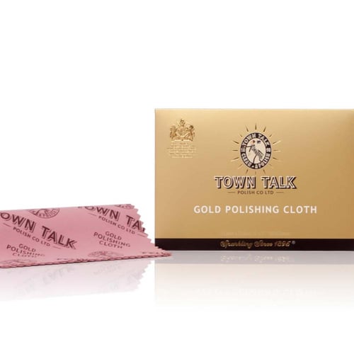 قطعة قماش Town Talk لتلميع الذهب مقاس 12.5×17.5 سم