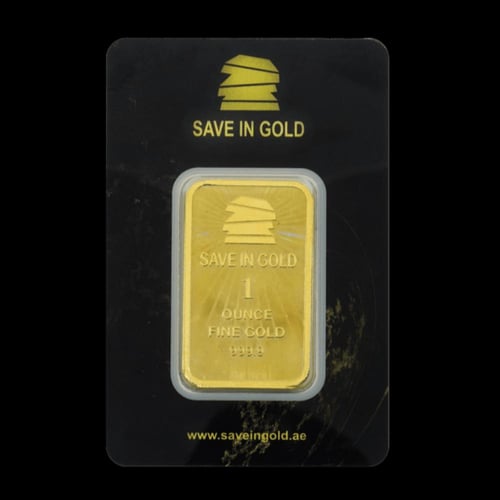 سبيكة ذهب Save in Gold عيار 24 بوزن 31.1 غرام